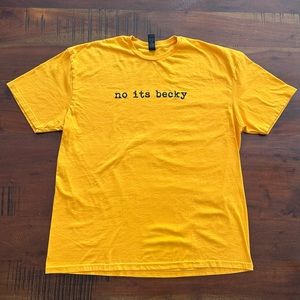 XL “no its becky” Taylor Swift tee